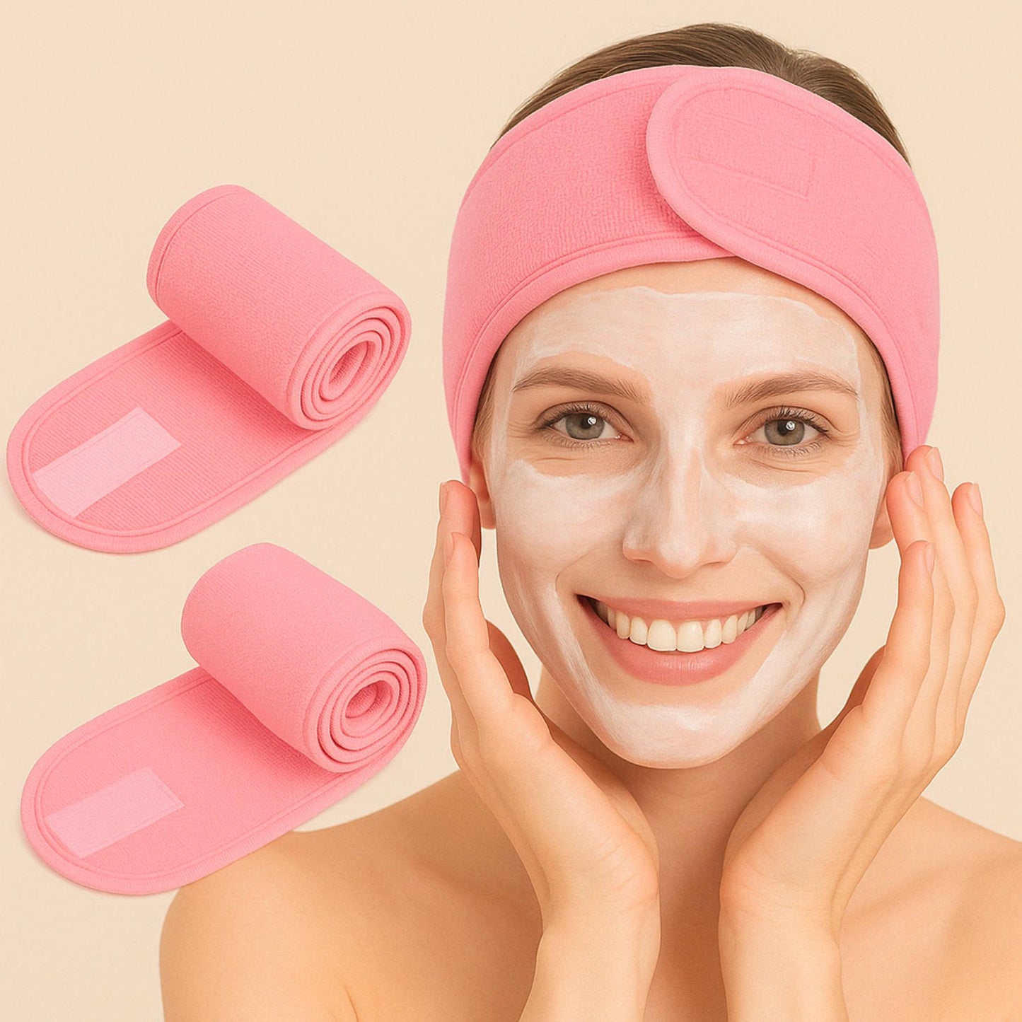 Bandeau Réglable – Confort et Élégance pour sublimer votre Routine Beauté